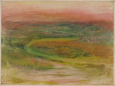 Rivière sinueuse - Edgar Degas