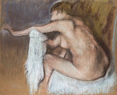 Femme séchant son bras, vers 1884 - Edgar Degas