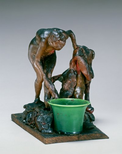 Femme se lavant la jambe gauche, c.1890 - Edgar Degas