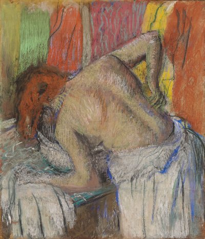 Femme se lavant le dos, c.1895 - Edgar Degas