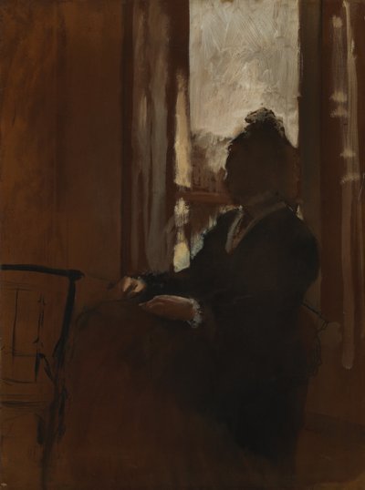 Femme à une fenêtre, vers 1871-2 - Edgar Degas