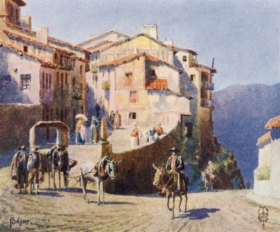Espagne du Nord : Bejar, une approche de la ville - Edgar T. A. Wigram