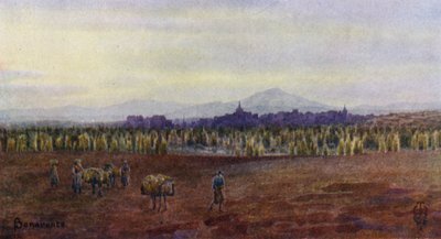 Espagne du Nord : Benavente, depuis le pont de Castro Gonzalo - Edgar T. A. Wigram