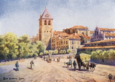 Espagne du Nord : León, église de San Isidoro - Edgar T. A. Wigram