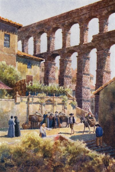 Aqueduc de Ségovie, Espagne du Nord - Edgar T. A. Wigram