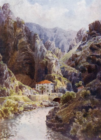 Espagne du Nord : la gorge de Deva, Urdón - Edgar T. A. Wigram