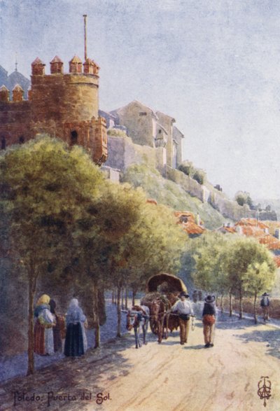 Espagne du Nord : Tolède, Puerta del Sol - Edgar T. A. Wigram