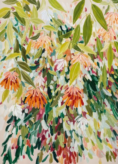 Jardin floral abstrait - Edie
