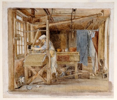 Impression sur bloc chez Jeffrey and Co., Liverpool Road, Islington, Londres, c.1880 - Edith Capper