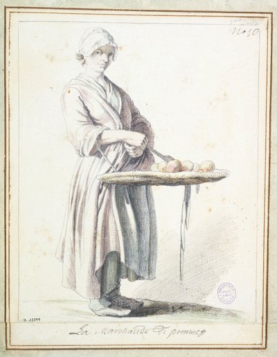 La marchande de pommes - Edmé Bouchardon