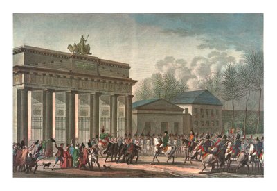 Entrée des Français à Berlin, 27 octobre 1806, vers 1850 - Edme Bovinet
