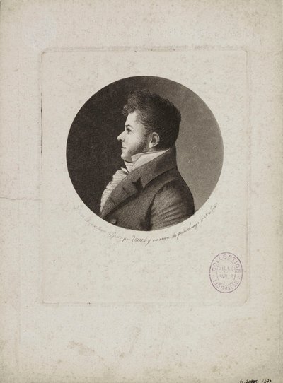 Portrait de Marie-Henri Beyle, dit Stendhal 1783-1842 - Edme Quenedey