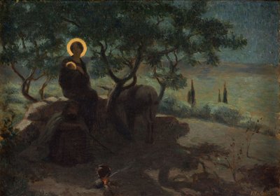 Fuite en Égypte - Edmond (1861 1943) Tapissier