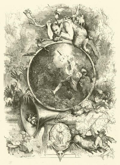 Saint Hubert, patron des chasseurs - Edmond (after) Morin