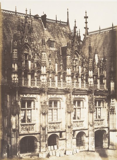 Fragment du Palais de Justice, Rouen, 1852-54 - Edmond Bacot
