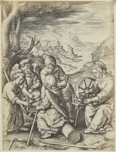 Reproduction photographique de la gravure Les tronçons - Edmond Fierlants