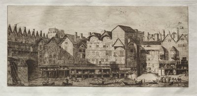 Partie de la cité vers la fin du XVIIe siècle - Edmond Gosselin