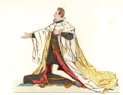 Cosme II de Médicis (1590-1621), Grand-Duc de Toscane (Italie) - Lithographie d