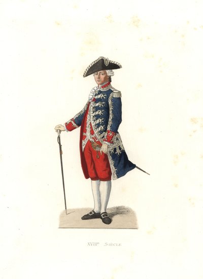 Comte de Vergennes, capitaine des Gardes de la Porte du Roi, France - Edmond Lechevallier Chevignard