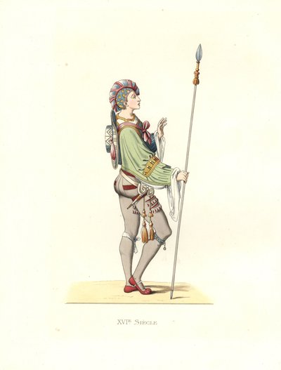Attendant militaire flamand - Edmond Lechevallier Chevignard