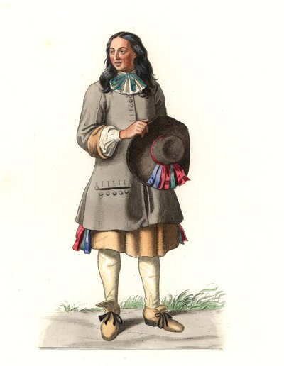 Paysanne française du 17e siècle, d