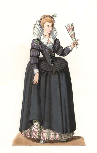 Femme française sous le règne du roi Henri III - Edmond Lechevallier Chevignard