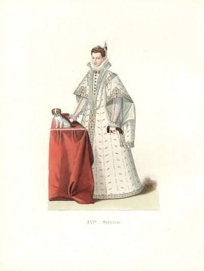 Noble italienne - Edmond Lechevallier Chevignard