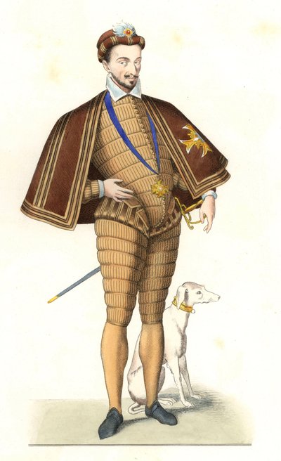 Roi Henri III de France (1551-1589), portant le collier de l