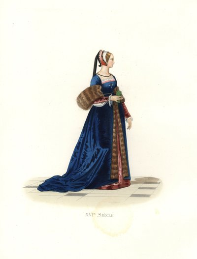 Dame à la cour de François Ier - Edmond Lechevallier Chevignard