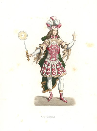 Louis XIV, le Roi Soleil, en costume de ballet - Edmond Lechevallier Chevignard