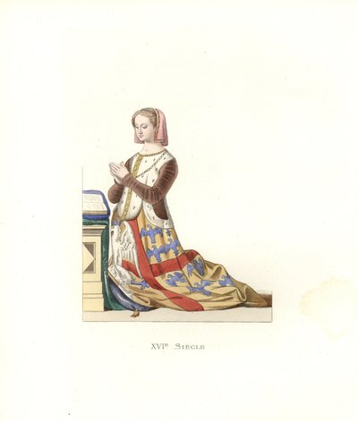 Louise de Montmorency (1496-1547) - Edmond Lechevallier Chevignard