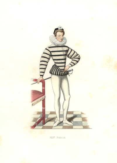 Portrait de Saint-Mégrin, France - Edmond Lechevallier Chevignard