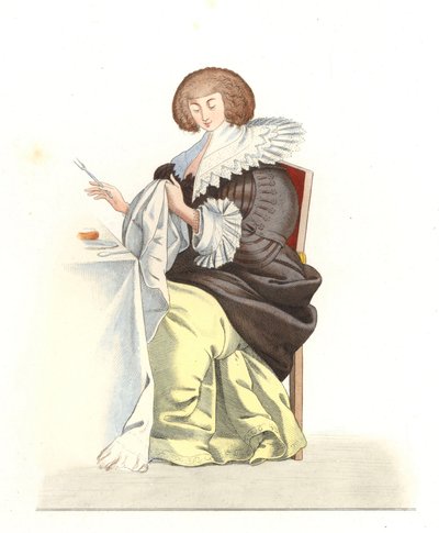 Femme de la noblesse française du XVIe siècle, d