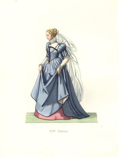 Jeune femme de Ravenne, XVIe siècle - Edmond Lechevallier Chevignard