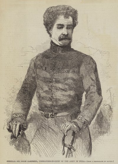Général Sir Colin Campbell, Commandant en chef de l