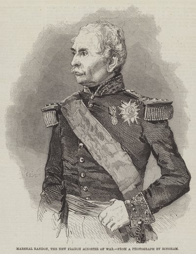 Maréchal Randon, le nouveau ministre français de la guerre - Edmond Morin