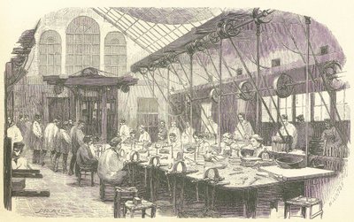 Orfèvres au travail à l