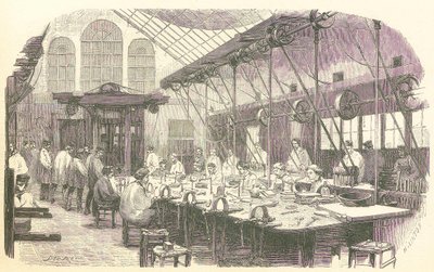 Orfèvres au travail à l