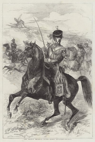 La Garde Impériale Française, Artillerie à cheval - Edmond Morin
