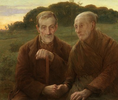 Le coucher de la vie - Edmond Theodor van Hove