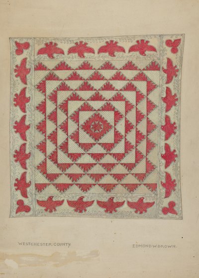 Couverture en patchwork - Edmond W. Brown