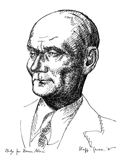 Étude pour le baron Aloisi, homme d