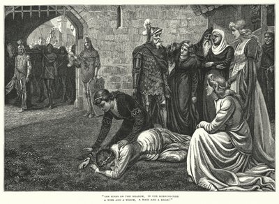 Les Noces de Malahide (gravure) - Edmund Blair (after) Leighton