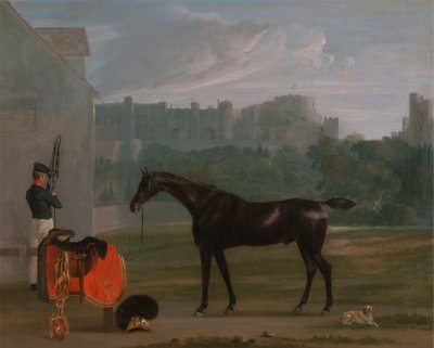 Devant la maison de garde à Windsor - Edmund Bristow