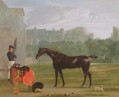 Devant la maison de garde à Windsor - Edmund Bristow