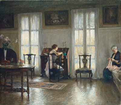 Mère et Marie - Edmund Charles Tarbell