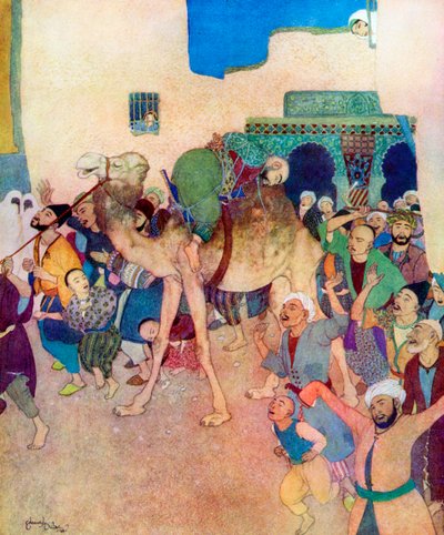 Voici la récompense de ceux qui se mêlent des affaires des autres, vers 1900-1950 - Edmund Dulac