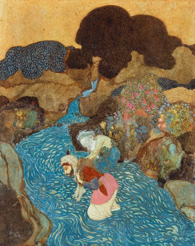 Sinbad le Marin et le Vieil Homme de la Mer - Edmund Dulac