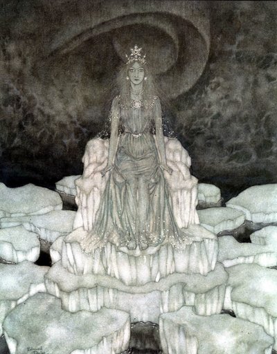 La Reine des Neiges en majesté - Edmund Dulac