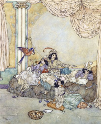 Ils ont envahi la maison sans perdre de temps - Edmund Dulac